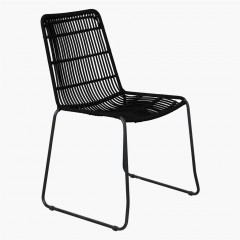 OUTDOOR CHAIR JOE BLACK 45 - CHAIRS, STOOLS